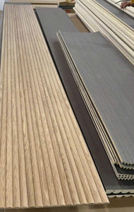 Panneau mural 3D en bois d'ingénierie rustique pour la décoration intérieure du salon, de la chambre, du bureau, murs d'accentuation, panneau mural flexible en bois - Product Image 6
