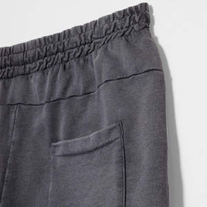 Shorts pour hommes en coton 100% écologique, délavé, avec logo sur le devant, pour l'été - Product Image 6