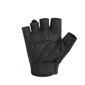 Custom Logo And Design Fingerless Sports <b>Gloves</b> Anti Slip Palm Design For Better Control During Weightlifting And Fitness Gear - Product Image 2