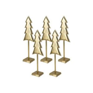 Escultura Artesanal de Ciervo y Pino en Metal con Base de Madera, Figura Moderna de Animal para Decoración de Mesa, Escultura de Lujo al por Mayor - Product Image 2