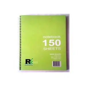 Cuaderno espiral de calidad genuina de 150 hojas, proveedor de India Rk International, 10,5x8 pulgadas, mejor vendedor, precio competitivo - Product Image 1