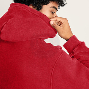 Sweat-shirt à capuche décontracté en coton pour homme, en molleton brossé de qualité supérieure, idéal pour la mode urbaine et le confort quotidien - Product Image 5