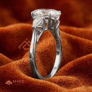 Anillo de Moissanita Plateado con Corte de Pera, Elegante Joyería de Compromiso para Mujer, Anillo de Moda de Lujo, Estilo NYC, Regalo - Product Image 2