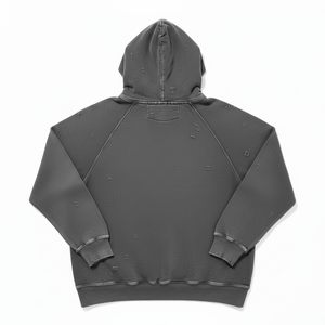 Premium Quality 100 % Cotton Custom Design High Quality Basics <b>Pullover</b> <b>Men</b> Hoodies Heavy Weight Distress Hoodie - Product Image 3