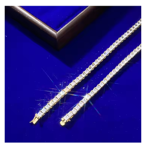 Cadena de Tenis de Lujo con Moissanita, Colgante de Estilo Hip Hop para Hombres y Mujeres, Collares y Cadenas - Product Image 6