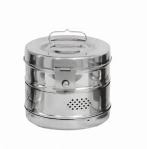 Recipiente de Acero Inoxidable Manual Reutilizable con Certificación CE para Esterilización de Instrumentos Quirúrgicos Hospitalarios - Product Image 3