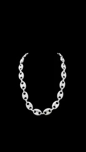 unique Sterling <b>Silver</b> <b>Cuban</b> <b>Chain</b> with VVS Clarity Moissanite Diamonds High Quality Iced Hip-Hop Collection White Gold Material - Product Image 5