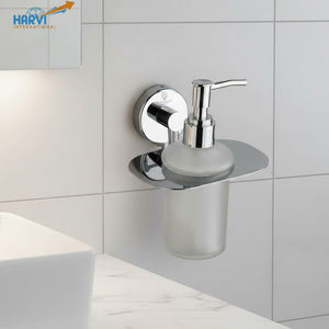 Achetez le distributeur de liquide manuel robuste Arion Collection avec un design moderne à fixation murale pour les hôtels, les salles de bain et les hôpitaux - Product Image 3