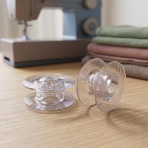 Bobina de plástico para máquina de coser AA0052 | Estuche Transparente de Plástico para Bobinas de Costura, Diseño Redondo y Simple, Accesorio para Máquina de Coser - Product Image 4