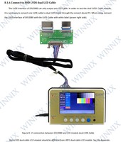 Version anglaise Certification CE/FCC EXV2080 SuperPro LVDS/miniLVDS/4K-VBY1 TV-Carte mère et testeur d'écran