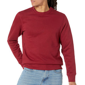 Sweat-shirts décontractés pour hommes de haute qualité, design personnalisé, motif uni, 100% coton molletonné, manches longues, hiver, faible MOQ, vente en gros - Product Image 1