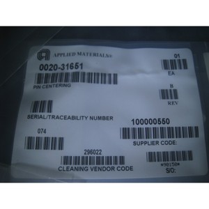 7 nouveaux broches de centrage AMAT 0020-31651 - Équipements et pièces semi-conductrices de confiance de la marque globale Legacy - Product Image 1
