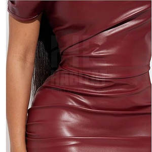 Vestido de Cuero Genuino de Diseño Clásico para Mujer, Material Suave y Duradero, Perfecto para el Trabajo, Casual y Fiestas - Product Image 4