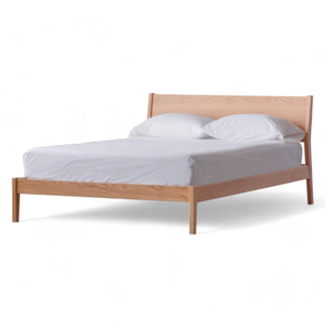 Solid Oak Wood <b>Bed</b> <b>Frame</b> with Heavy Duty Slat Support Modern Platform Bedroom Furniture <b>Queen</b> King <b>Size</b> - Product Image 3