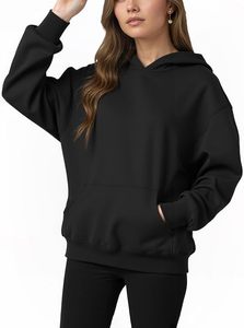 Vente en gros : Sweat à capuche double style à manches longues pour femme, de qualité supérieure, très demandé, tendance, pour usage décontracté - Product Image 2