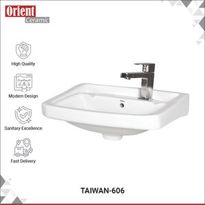 Lavabo de Cerámica de Alta Calidad para Baño, Duradero, Súper Elegante, en Venta - Product Image 3