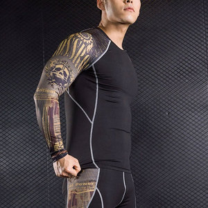 Conjunto de Compresión Avanzado para Entrenamiento en Gimnasio, Ropa Deportiva Elástica, Ropa Deportiva que Absorbe la Humedad para Hombre - Product Image 2