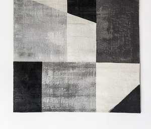 Alfombra Personalizada con Logotipo Bordado, Alfombra Moderna de Pelo Alto con Diseño Floral, Alfombra Rectangular Tipo Puzzle - Product Image 1