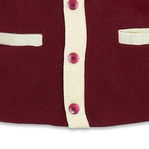 Suéteres de Punto Personalizados con Cuello en V y Cinturón, de Lana/Cachemira de Primera Calidad, con Logotipo de Hermandad/Fraternidad Universitaria, para Mujer - Product Image 3
