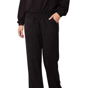 Ensemble de survêtement décontracté deux pièces pour femme avec sweat à capuche en polaire, coupe décontractée, taille élastique et pantalon droit, tenue de sport - Product Image 5