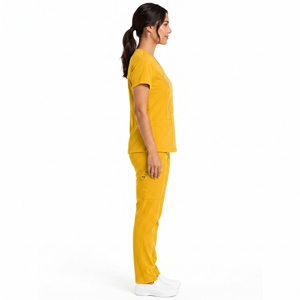 Nuevo Modelo 2026, Uniforme de Enfermería Unisex, Diseño de Poliéster/Algodón, Conjunto Médico sin Costuras, Tejido de Alta Calidad OEM - Product Image 4