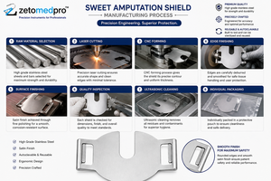 แผ่นป้องกันการผ่าตัดขาแบบ SWEET สำหรับการผ่าตัดขาแบบ Zetomed Pro - Product Image 2