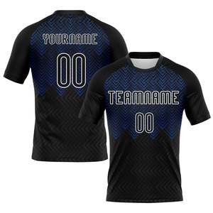 ชุดวอลเลย์บอลสีดำน้ำเงินจากโรงงานโดยตรง รับผลิตตามสีทีม เสื้อ กางเกงขาสั้น ชุดกีฬาประสิทธิภาพสูง รับสั่งซื้อจำนวนมาก รับผลิตแบบ OEM - Product Image 2