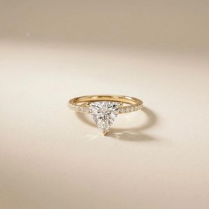 Anillo de compromiso de moissanita de corte trillón de 1 quilate, joyería de plata 925, regalo sorpresa para fiestas, gran oferta - Product Image 2