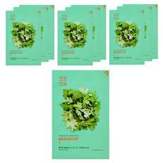 Mascarilla Facial Holika Holika Pure Essence, Paquete de 10 Unidades, Hidratante Herbal de Artemisia para el Rostro, Precio con Descuento - Product Image 1