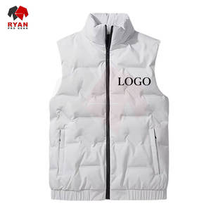 Gilet matelassé pour homme OEM ODM sans manches, veste d'hiver matelassée, vente en gros - Product Image 4