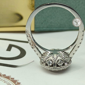 Elegante Anillo de Compromiso con Diamante Cultivado en Laboratorio de 1.5 Quilates, Certificado por IGI, Oro de 14K, Joyería Fina para Propuesta de Matrimonio - Product Image 5