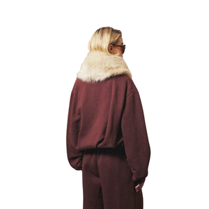 Conjunto Deportivo Oversize para Mujer con Cuello Redondo, Pantalones Anchos de Pierna Recta con Cintura Ajustable, Dos Piezas, Casual, para Viajes y Uso Diario - Product Image 2