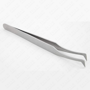 Pinzas de Acero Inoxidable Duraderas para Volumen Ruso de Pestañas, Herramienta para Crear Abanicos, Color Plata, 12 y 14 cm, Venta al por Mayor con Marca Privada - Product Image 6