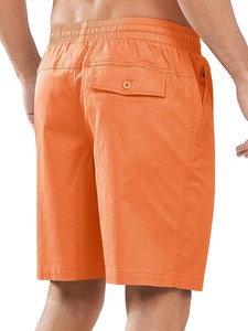 Shorts en coton de haute qualité pour hommes, confortables, légers, pour l'été, avec taille élastique, décontractés, pour la détente, la gym, l'entraînement, la course à pied - Product Image 2