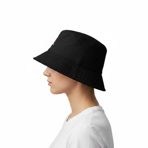 Unisex <b>Bucket</b> <b>Hat</b> Black Embroidery Custom OEM Wholesale - Product Image 5