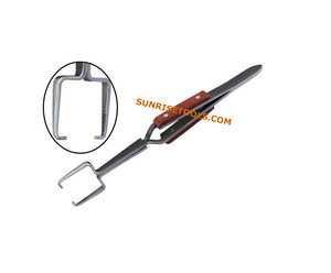 SUNTOOLS/STIPL แหนบจิวเวลรี่รูปตัวยู (รุ่น 588G) รูปทรงไม่สม่ำเสมอเพื่อการตั้งตำแหน่งที่แม่นยำและการซ่อมแซมแบบ DIY - Product Image 2