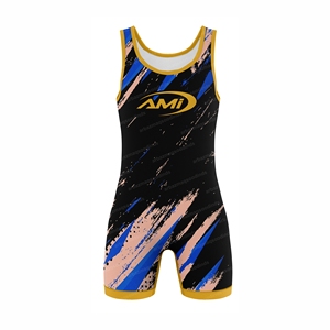 Équipement d'arts martiaux personnalisé de haute qualité, sublimation, vente en gros à bas prix, maillots de lutte pour femmes et jeunes hommes, équipement de combat - Product Image 2