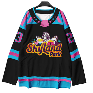 Jerseys de Hockey sobre Hielo Personalizados con Logotipo, Estilo Profesional, Impresión Personalizada, Jerseys de Hockey sobre Hielo para Hombre, OEM - Product Image 2