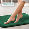 Juego de Alfombras de Baño de 3 Piezas Color Verde Esmeralda, Ultra Suaves, Antideslizantes y Absorbentes, con Alfombrillas para Inodoro, Venta al Por Mayor - Product Image 4
