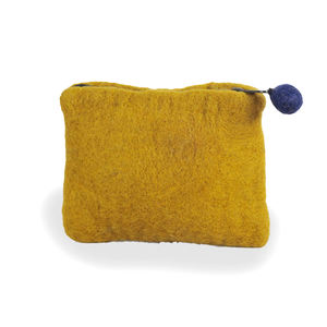 ทำด้วยมือในเนปาลผู้หญิงกระเป๋าสตางค์ของผู้หญิงที่ทำจากขนสัตว์นิวซีแลนด์ดีไซน์แมวที่มีเสน่ห์น่าดึงดูดและทันสมัย - Product Image 4