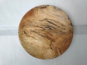 Plato de madera básico para uso diario, vajilla sencilla y natural, y plato duradero para comedor, para uso en cocina doméstica, de la India. - Product Image 3