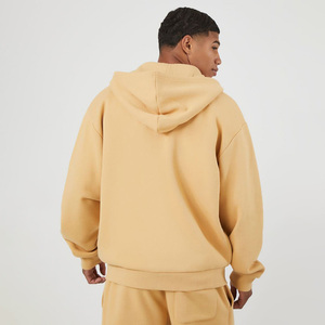Cool men basics zipper oversized hoodie trendy streetwear look soft fleece cotton fabric full <b>zip</b> <b>hooded</b> comfortable and sale - Product Image 2
