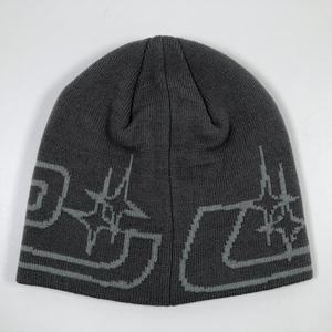 Fashion <b>Cap</b> Custom Color Beanie Hat Soft Knit <b>Winter</b> <b>Cap</b> with Pattern Design Unisex Warm Street Style Beaded Beanies - Product Image 2