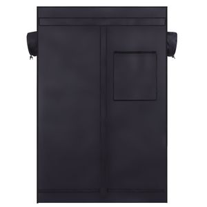 Tenda Idroponica Smontabile LY per Uso Domestico con Finestra 120*60*180 Nera, Attrezzatura per Irrigazione e Idroponica - Product Image 2