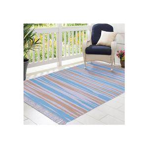 Motif géométrique coloré intérieur grands tapis Rectangle brodé tissé coton tapis véritables acheteurs en gros - Product Image 1