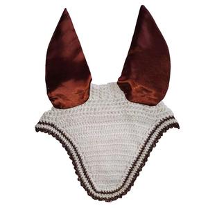 Máscara Antimoscas para Caballos, Venta al Por Mayor |   Protector de Orejas de Malla de Algodón Hecho a Mano, Protección Contra Mosquitos - Product Image 1
