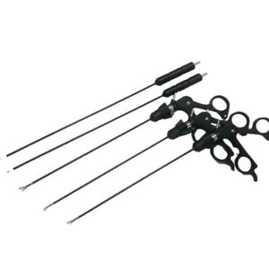 Kit d'outils chirurgicaux de qualité allemande : Pince à fenêtres laparoscopique manuelle, Dissecteur courbé Maryland et Ciseaux - Product Image 1