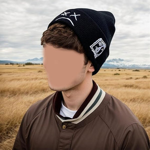 Gorro de Moda para Hombre y Mujer, Gorro de Invierno Cálido con Bordado, Gorro de Punto Unisex, Gorro Elástico Suave para Uso Diario, Casual y al Aire Libre - Product Image 4