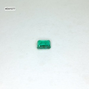 Piedra Preciosa de Esmeralda Zambiana Exclusiva 2026, Forma Octogonal, 6.90x5.10x4.00mm, 1.14ct, Verde Intenso, Piedra Suelta para Joyería de Diseño - Product Image 4