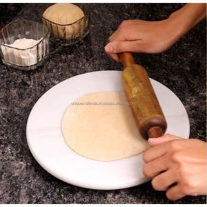 Rustic Wooden Chakla Belan <b>Set</b> | Handcrafted Roti Board & Roller | Classic Indian Kitchenware for Everyday Cooking - Product Image 6